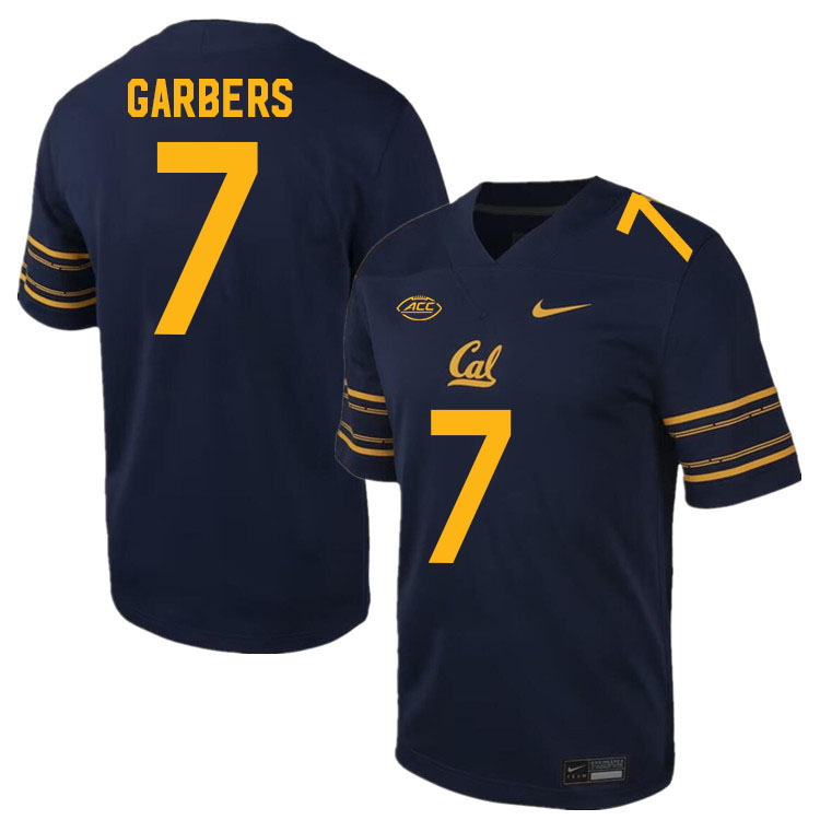 California Golden Bears #7 Chase Garbers ACC Conference College Football Jerseys Stitched Sale-Navy